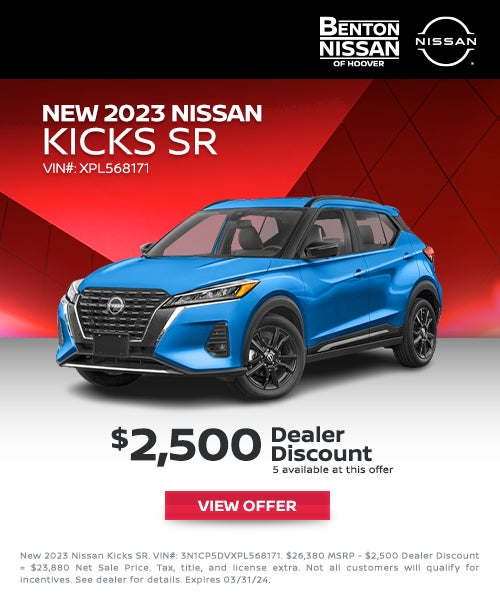 New 2023 Nissan Kicks SR