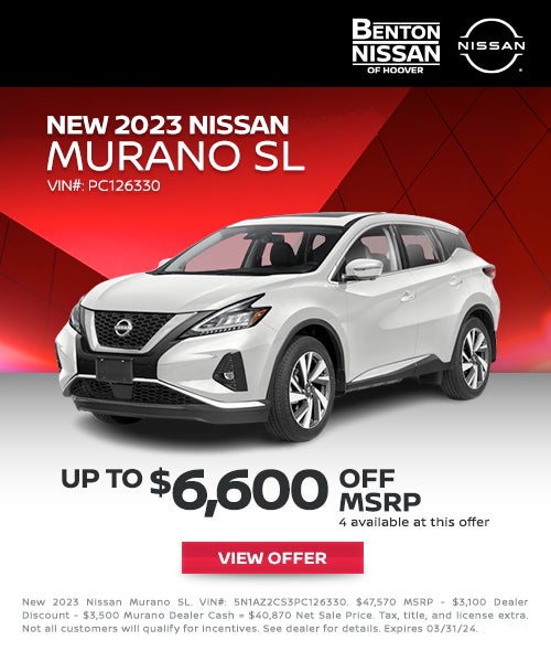 New 2023 Nissan Murano SL